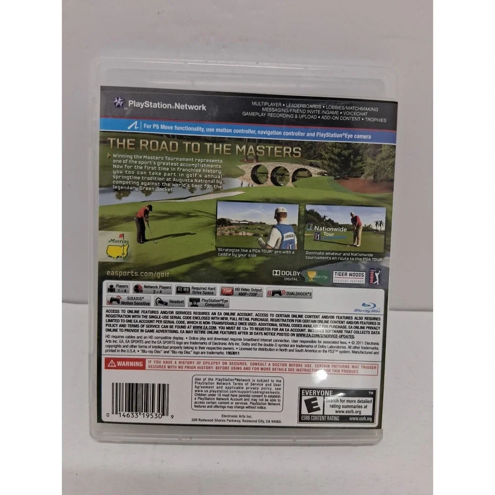 Tiger Woods PGA Tour 12: The Masters (Sony PlayStation 3, 2011)